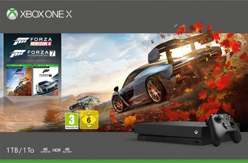 Xbox One X Promo-Material von Microsoft